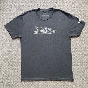 Keen Footwear Uneek Shoe Graphic T-Shirt In Dark Charcoal Heather In Size Large